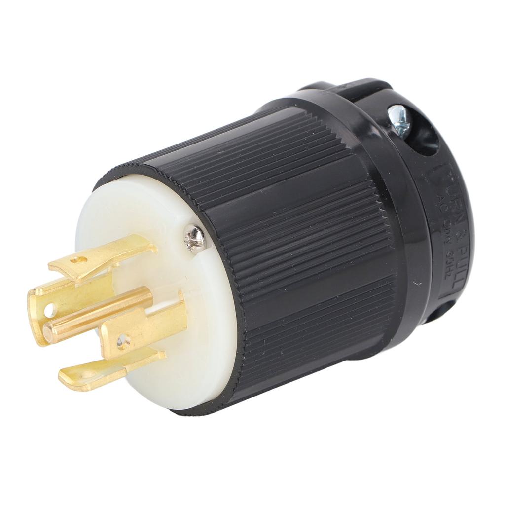 Вилка-защелка генератора 4 штыря 5 сердечников 30 А 120/208 В универсальный поворотный замок-адаптер L21‑30P для машины 