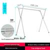 Junwen Stainless Steel Folding Floor-Standing Drying Rack