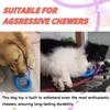 TPR Pull Ring Dog Chew Toy Durable Teeth Cleaning Molar For Aggressive Chewers Interactive Tug Of War Easy Clean Boredom Relief