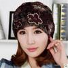 Women's Spring Summer Thin Mesh Breathable Head Scarf Hat Printed
