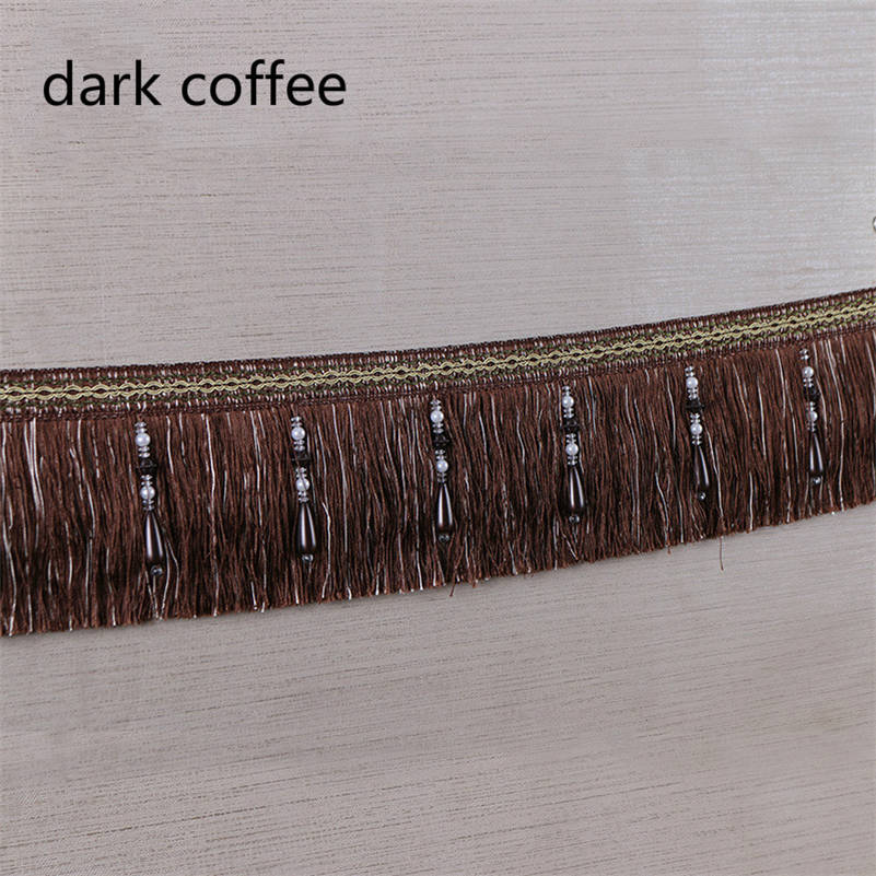 Роскошная изысканная отделка кисточками из бисера, бахрома, тесьма, отделка, свадебная обивочная ткань, шитье лент