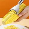 1pc Stainless Steel Corn Cob Stripper - Multifunctional Peeler for Kitchen - Vegetable Peeler - Creative Corn Stripper - Reusable Corn Thresher KTY