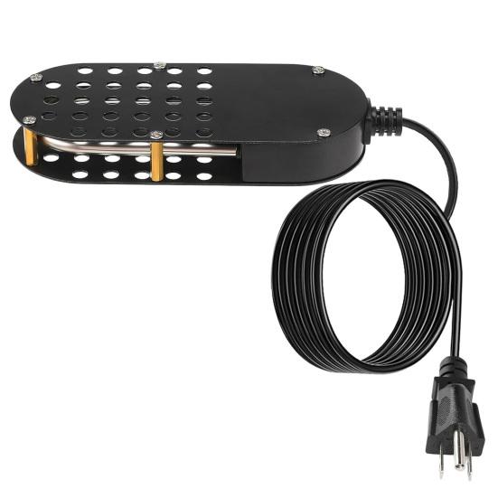 250 Вт термостатический нагреватель для поилки для кур, прочный алюминиевый, безопасный, здоровое, противоожоговое покрытие, зимний размораживатель воды для курицы