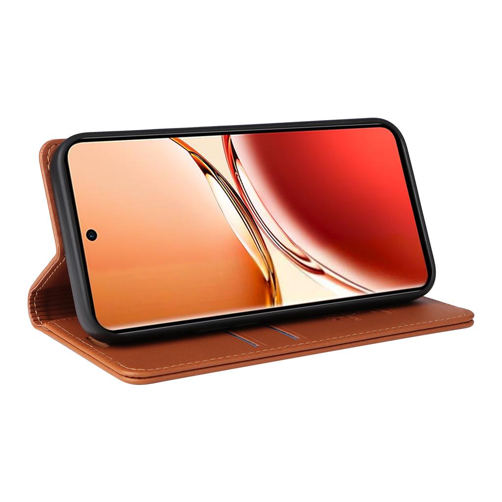 YIKATU YK-001 For Oppo Reno12 F 4G Case Wallet Leather Phone Cover Strong Magnetic Closure