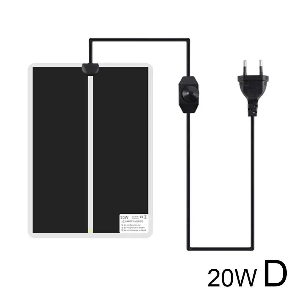 Грелка для рептилий с регулируемой температурой, зимнее отопление для рептилий, рогатый USB-нагреватель для домашних животных, лягушек и пауков, коврик для домашних животных Tortoi V3J7