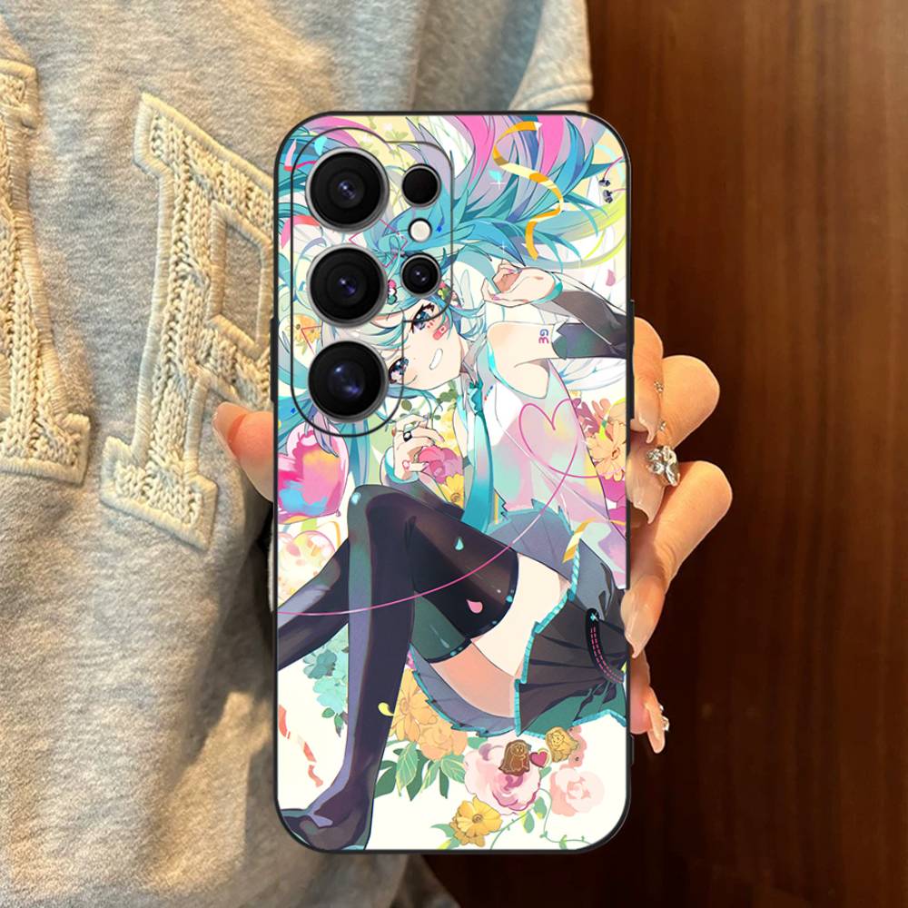 Popular Singer M-MikuS Cute Phone Case For Samsung S 24 fe 25 Ultra plus 20 lite 21 30 22 23 24 22 Ultra 5G Fundas