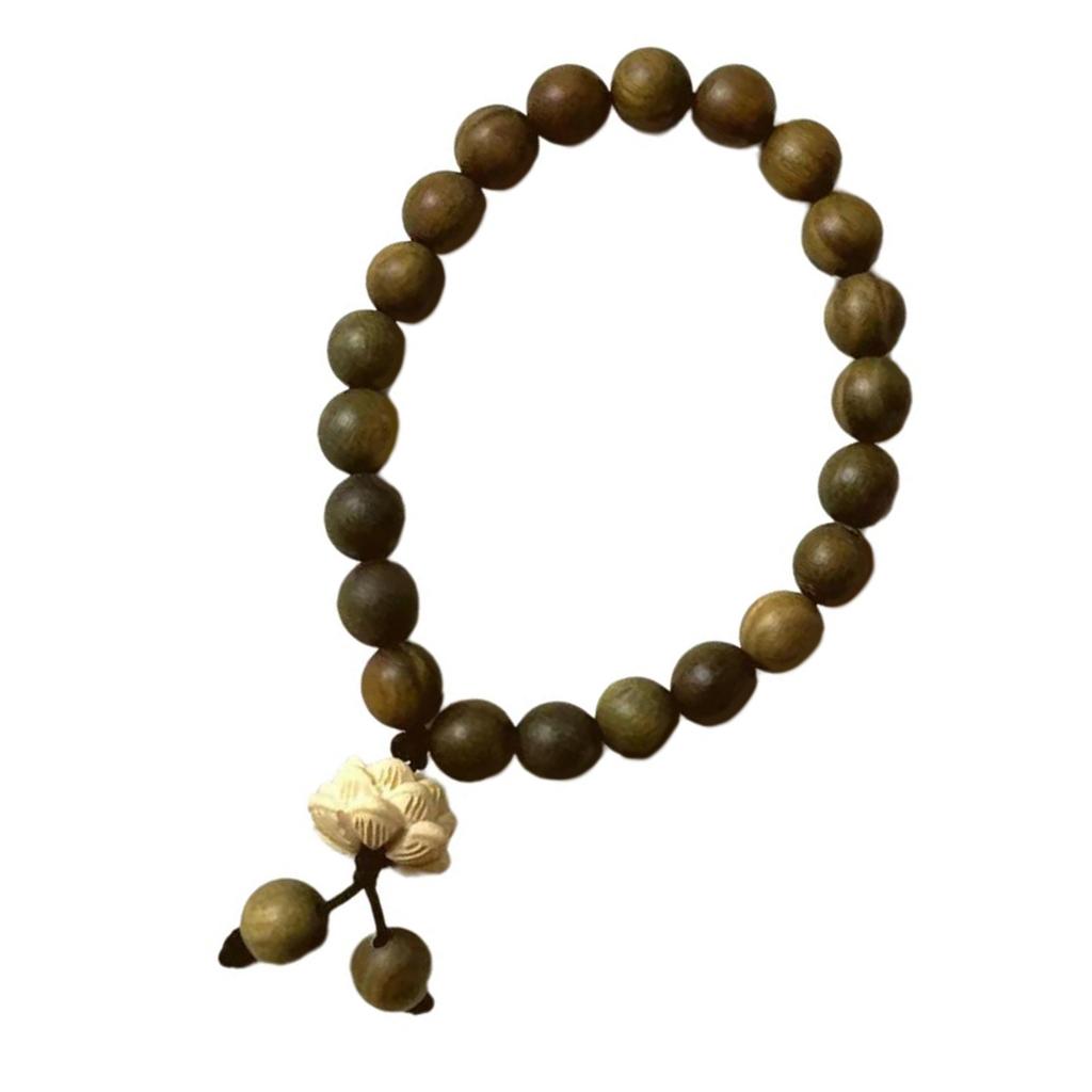 Sophisticated Beaded Bracelet National Wood Jewelry Temperament Bracelet for Women with a Touch of National Style