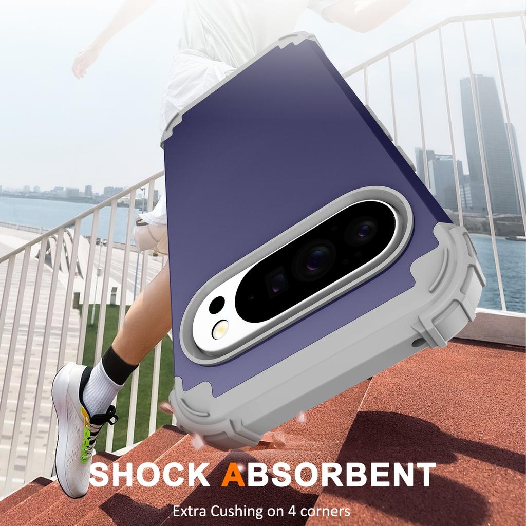 Для Google Pixel 10/10 Pro Чехол Противоударный ПК+ТПУ Задняя крышка телефона