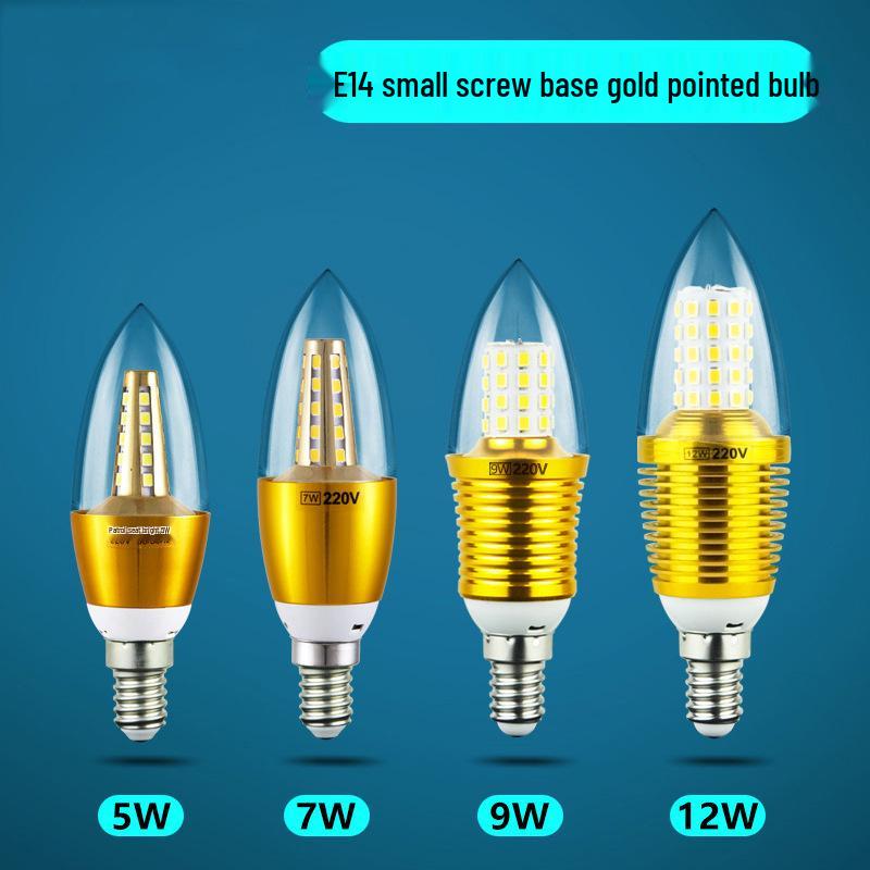 Светодиодная лампа-свеча Гипсофила E14 с винтовым цоколем, 5 Вт/7 Вт/9 Вт, Хрустальная люстра, Лампа-пузырь, Энергосберегающая