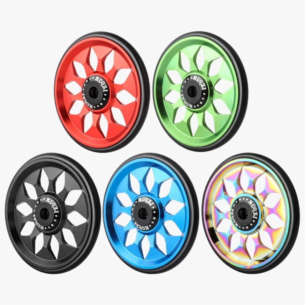 Replacement Bicycle Easywheel 60mm Bike Auxiliary Wheels Bike Easy Wheels Rear Rack