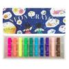 KOKUYO Fluorescent 10 Crayons, Colors, KE-AC30
