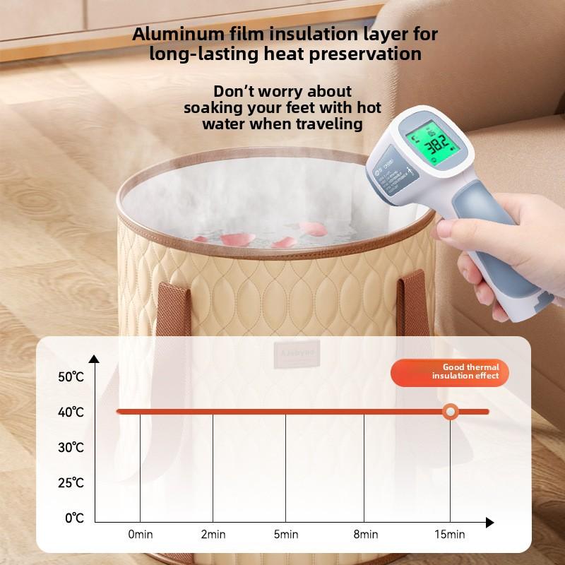 Портативная складная ванна для ног, складная ванна для ног, дорожная гидромассажная ванна для ног