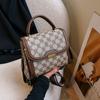 Ielgy Retro Fashion Classic Printed Small Square Bag All-Match One-Shoulder Cross-Body Broadband Female Bag