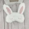 Cute Bunny Ears Sleeping Aid Eye Cover Rest Soft Blindfold Plush Sleeping Mask