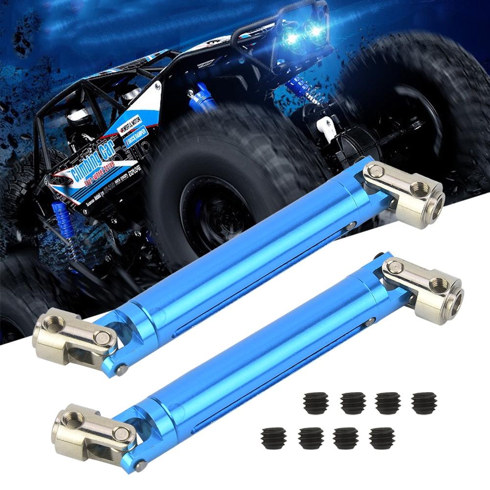 Alloy Drive Shaft Kit RC Car Upgrade Parts for RGT 86100 1/10 RC Crawler (Blue)