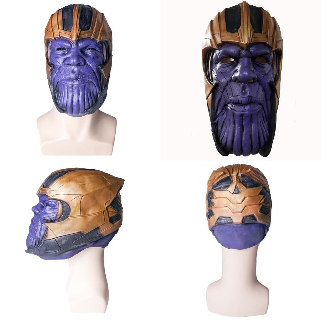 Marvel Avengers Thanos Latex Mask For Halloween Costume Cosplay Kids Adults