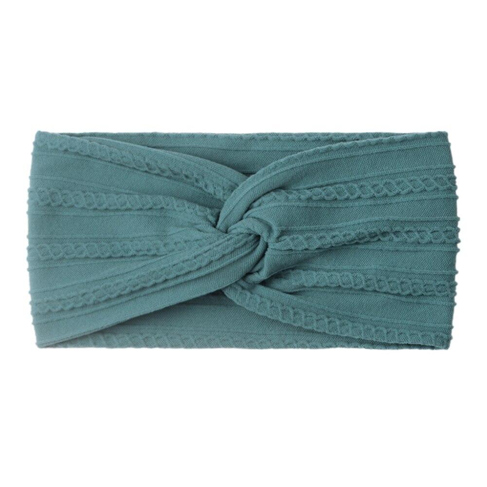 Повязка на голову с бантом для маленьких девочек, аксессуары для волос, эластичная повязка на голову с бантиком и заячьими ушками для малышей, повязка на голову с узлом, обертывания на голову