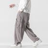 Autumn Casual Men's Pants Korean Version Corduroy Solid Color Overalls Street Wide-leg Pants Trend Large Size All-match Pants
