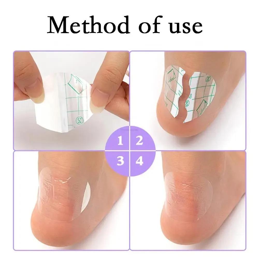 20 шт. обезболивающая защита пятки для женщин на высоком каблуке невидимая наклейка на пятку водонепроницаемая прочная защита для ног