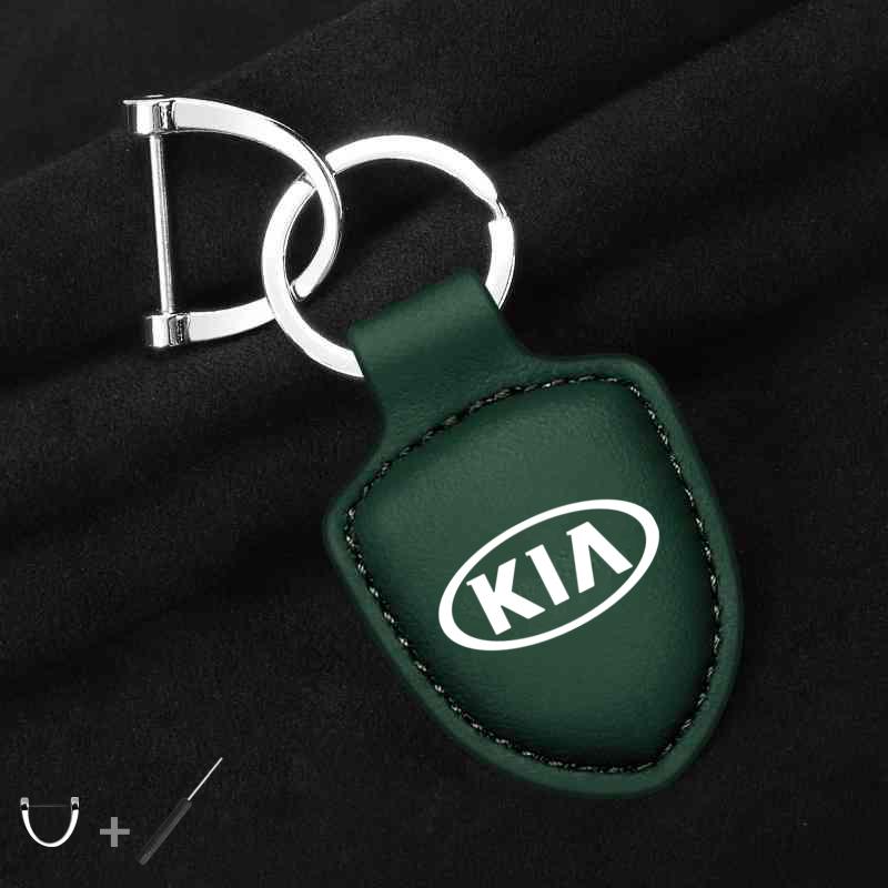 TCIV9 Leather Car Keychain Key Ring Pendant Lanyard Gift For Kia Sportage Ceed Picanto Rio ProCeed Niro 5 3 4 K7 K5 K8 K3 Ray K9 Acces