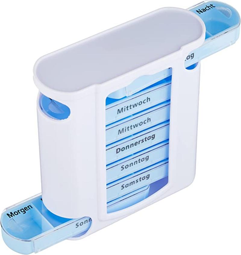 7 Day Weekly Daily Large Pill Box Medicine Organizer Storage Dispenser Flowe