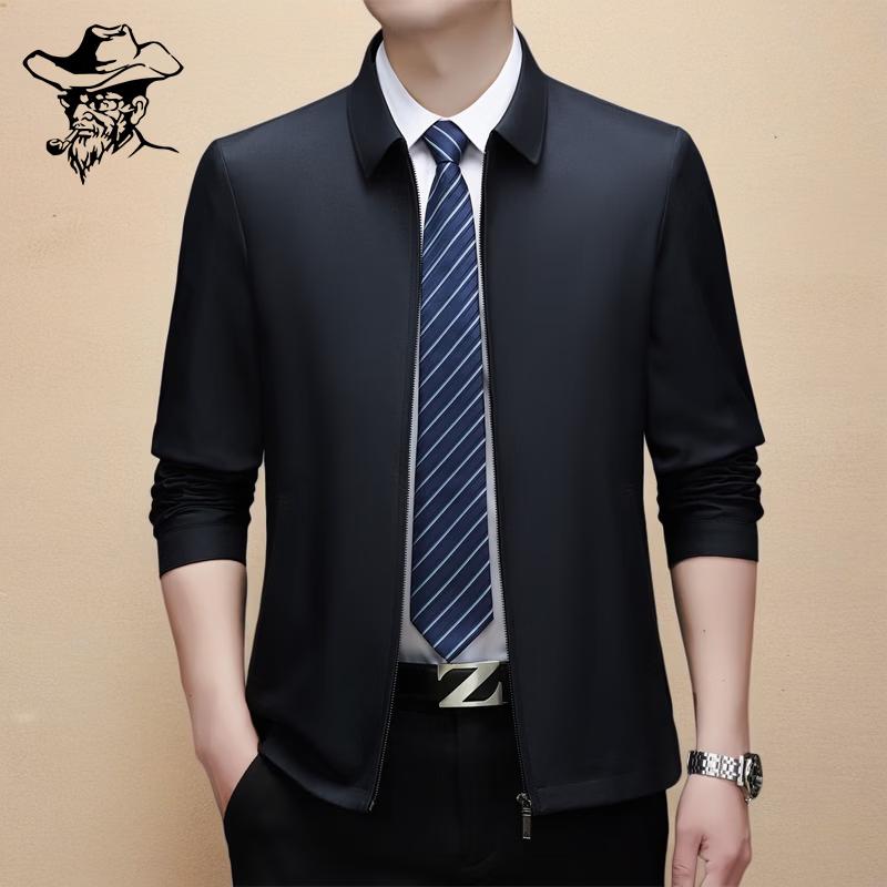 LAORENTOU Men's Business Casual Lapel Jacket