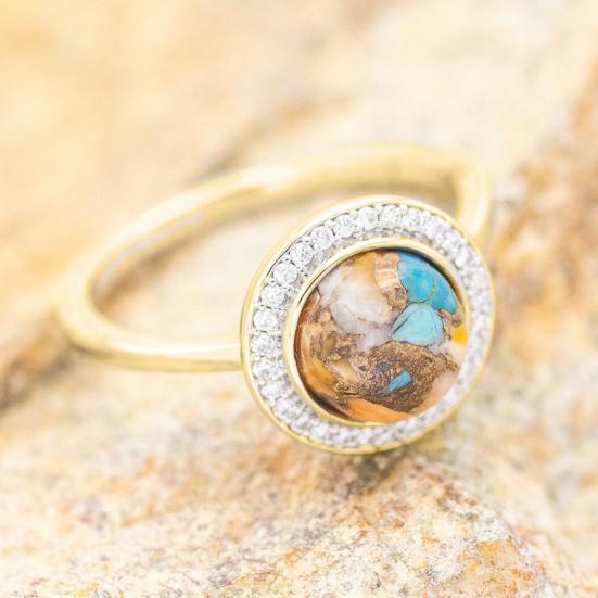 Набор из 3 женских колец в винтажном стиле, парный горный хрусталь, богемный стиль, палец