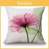 Premium Cotton Linen Pillow Case With Timeless Tulips Design For Home Decor
