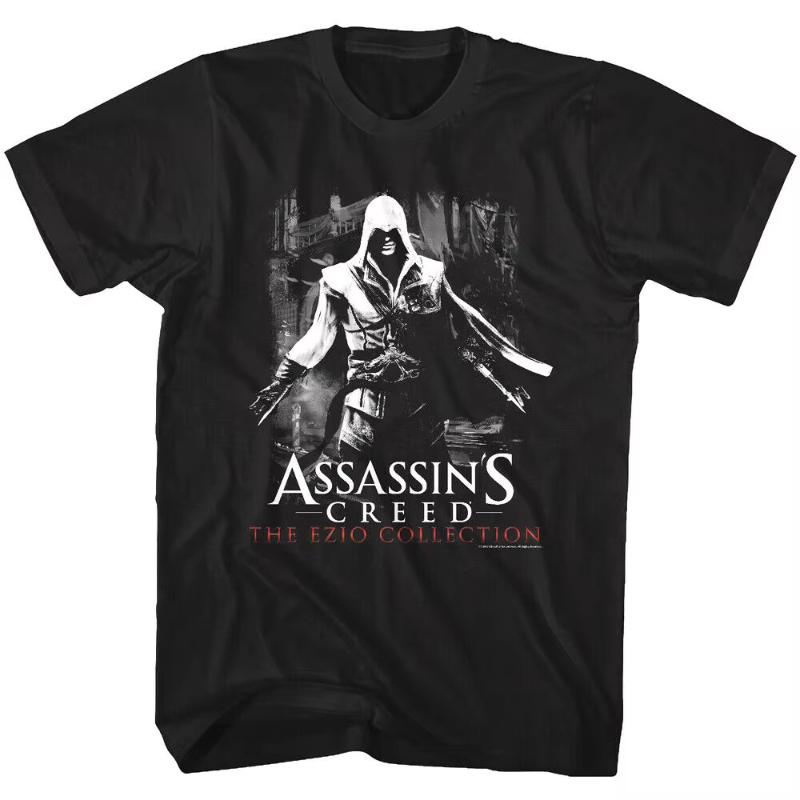 2025 Assassin's Creed Assassin's Creed Мужская игровая футболка с коротким рукавом Дышащая и удобная