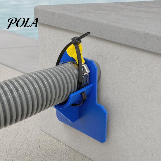 Pool Hose Holder for Above Ground Swimming Pipe Holders, Prevent Sagging, Support Bracket Water with Clamps, Pools Accessories Stabilizer
