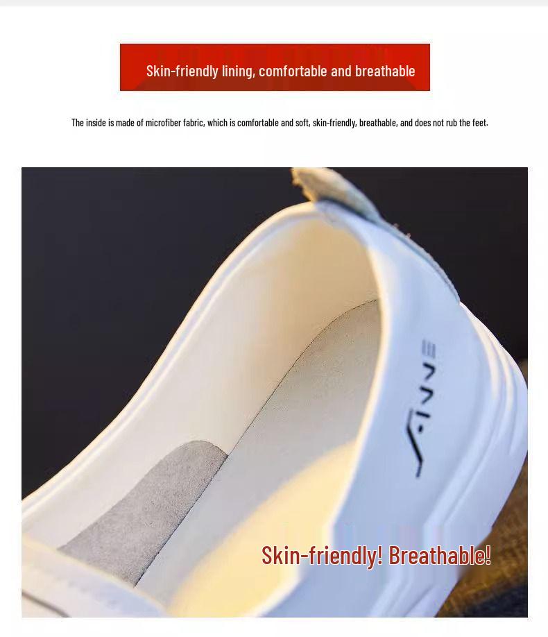 2024 Женские Универсальные Легкие Весенние Кроссовки - Белые, Дышащие Повседневные Модные Туфли