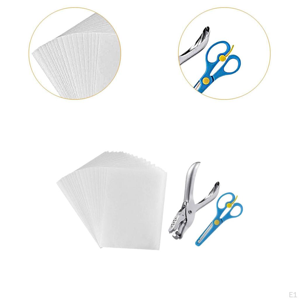 Shrink Film Papers Heat Shrinkable Sheet Materials for Scrapbook Charms Gift