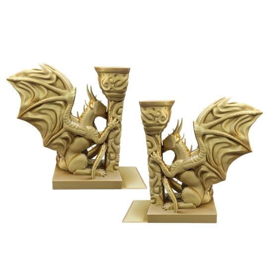 Готические подставки для книг в виде дракона, средневековые 3D-печатные подставки для книг в виде статуи дракона для домашнего офиса, книжных полок, декора гостиной