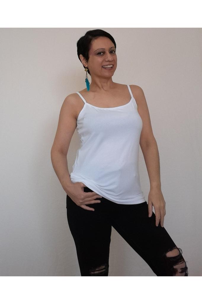 Женская стильная футболка большого размера, футболка с белым ремешком из чесаного хлопка и вискозы