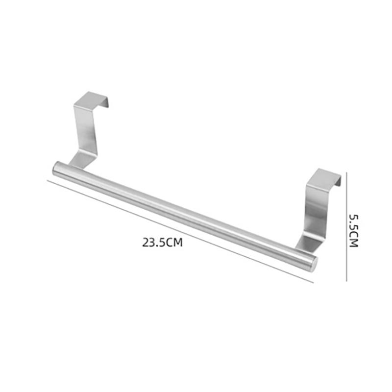 Вешалка для полотенец из нержавеющей стали, держатель для полотенец в ванной комнате, подставка для кухонного шкафа, подвесной органайзер на двери полки, настенная вешалка для полотенец