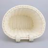 Bicycle Basket Rattan Woven Bike Storage Front Handlebar Basket Removable Waterproof Bicycle Pannier Basket Kid Bike Carrier Bag