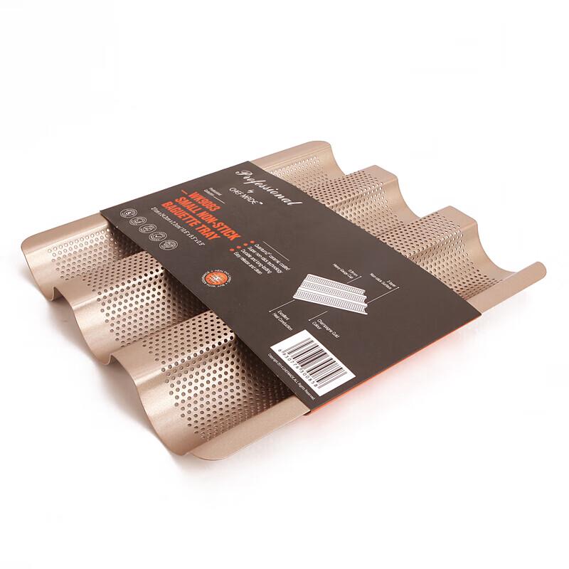 Chefmade Золотая антипригарная решетка для выпечки французского хлеба