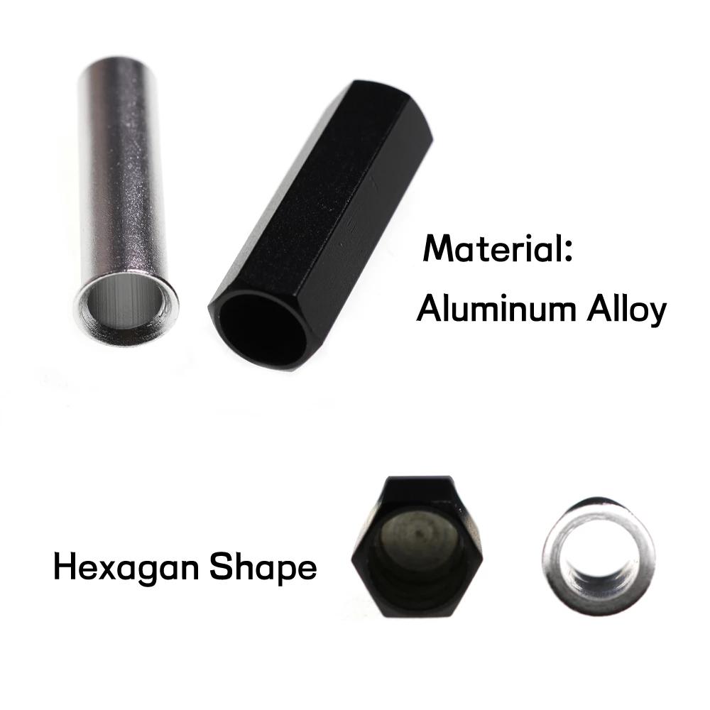 Bimoo Aluminum Alloy Hair Stacker for Line-up Hairs Feathers Fibers Special Fly Fishing Tying Tools