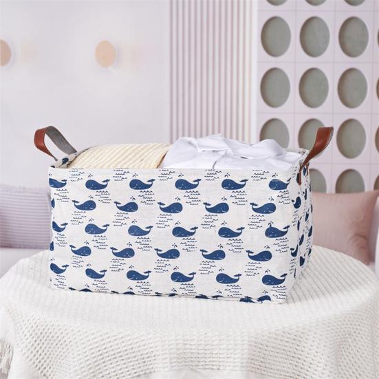 Корзина для белья, ящик для хранения одежды с усиленной ручкой, большая вместимость, для хранения игрушек