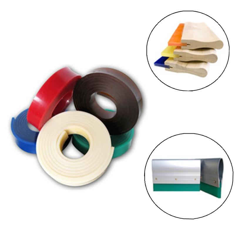 50 мм*9 мм плоский/острый резиновый ракель для шелкографии 75A DIY шелкография чернила для трафаретной печати скретч-доски инструменты резиновое лезвие ракеля