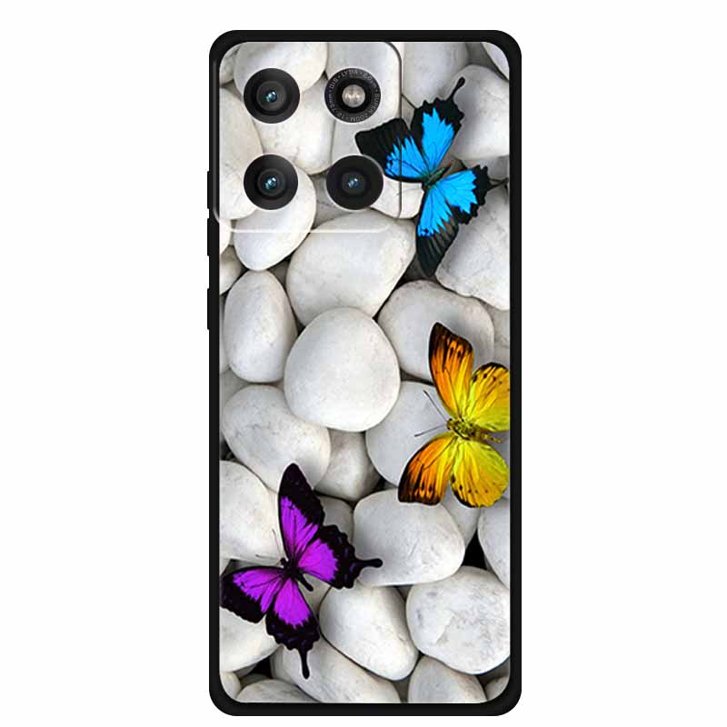 Силиконовый TPU чехол для Motorola Edge 60 Pro Защитный мягкий чехол Технологичный стиль Coque для Moto Edge60 Pro Capa Новый Ударопрочный Fundas