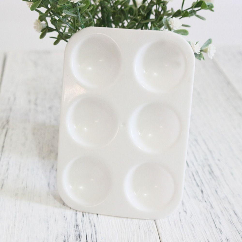 10 шт. белая палитра для рисования, пластиковая палитра для художественной краски, палитра для акварели, для художников