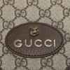 Gucci Винтажная сумка через плечо из канвы GG Supreme с полосой Web и кожаными акцентами