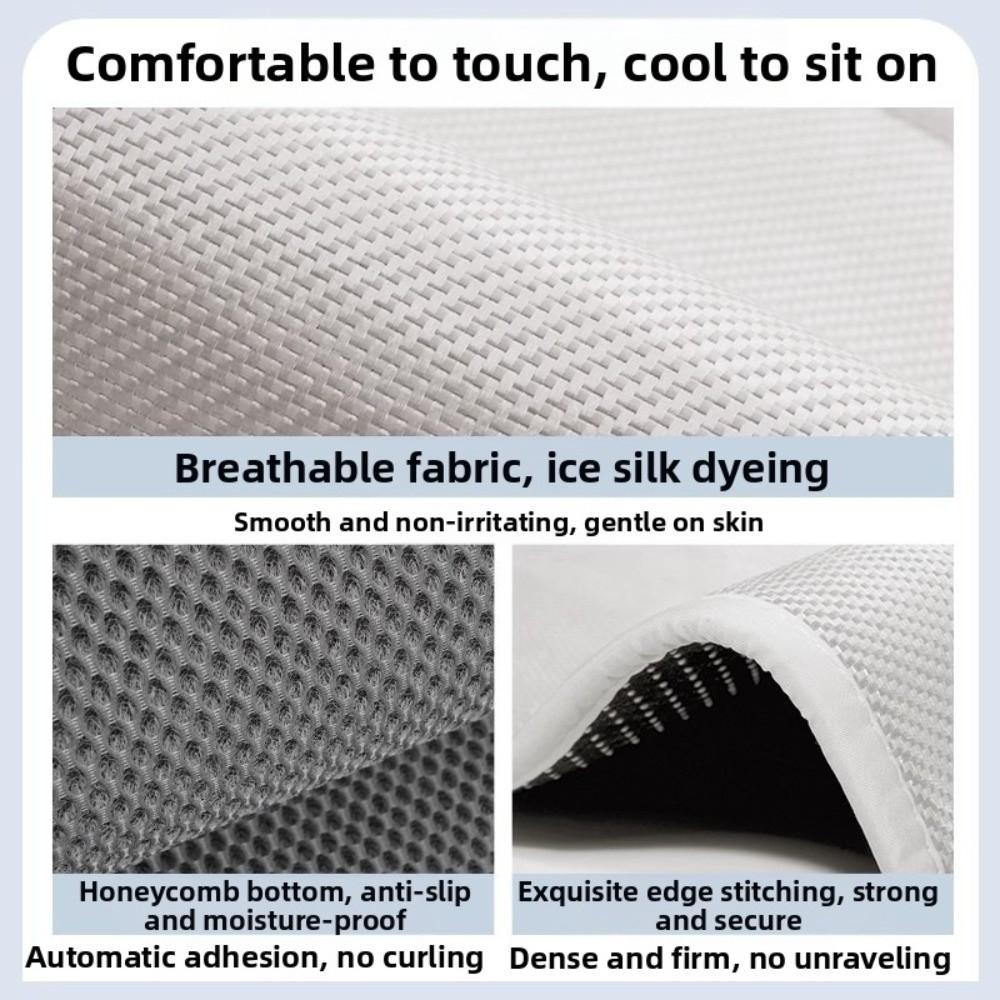 Polyester Cooling Seat Mat Non-slip Dining Chair Cushion New Chair Sitting Pad Summer Use