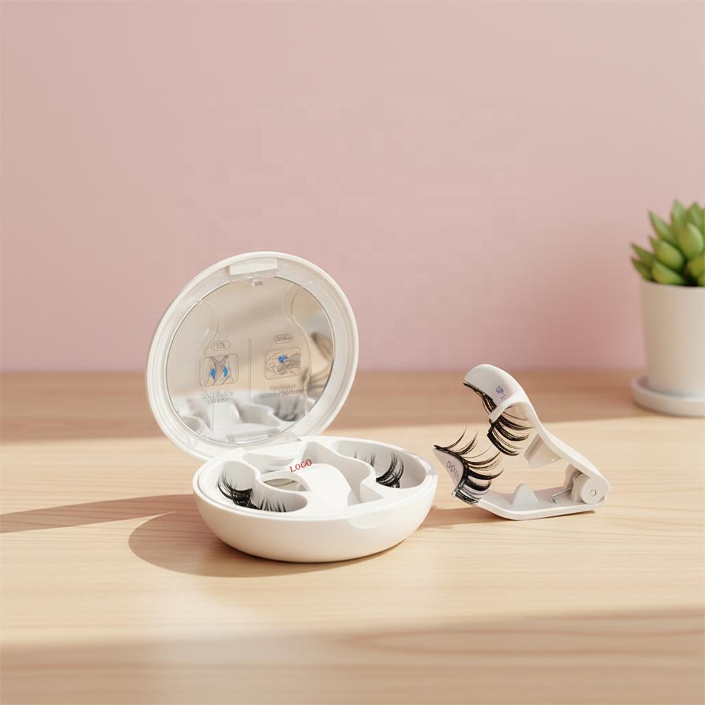 2026 New No Glue Magnetic Eyelashes Eyelash Thick Volume Arabic Style Lashes with Packaging Box