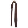 Бейсбольный кожаный гитарный ремень Perri's, 2,5 дюйма, Коричневый, SP25S-7050