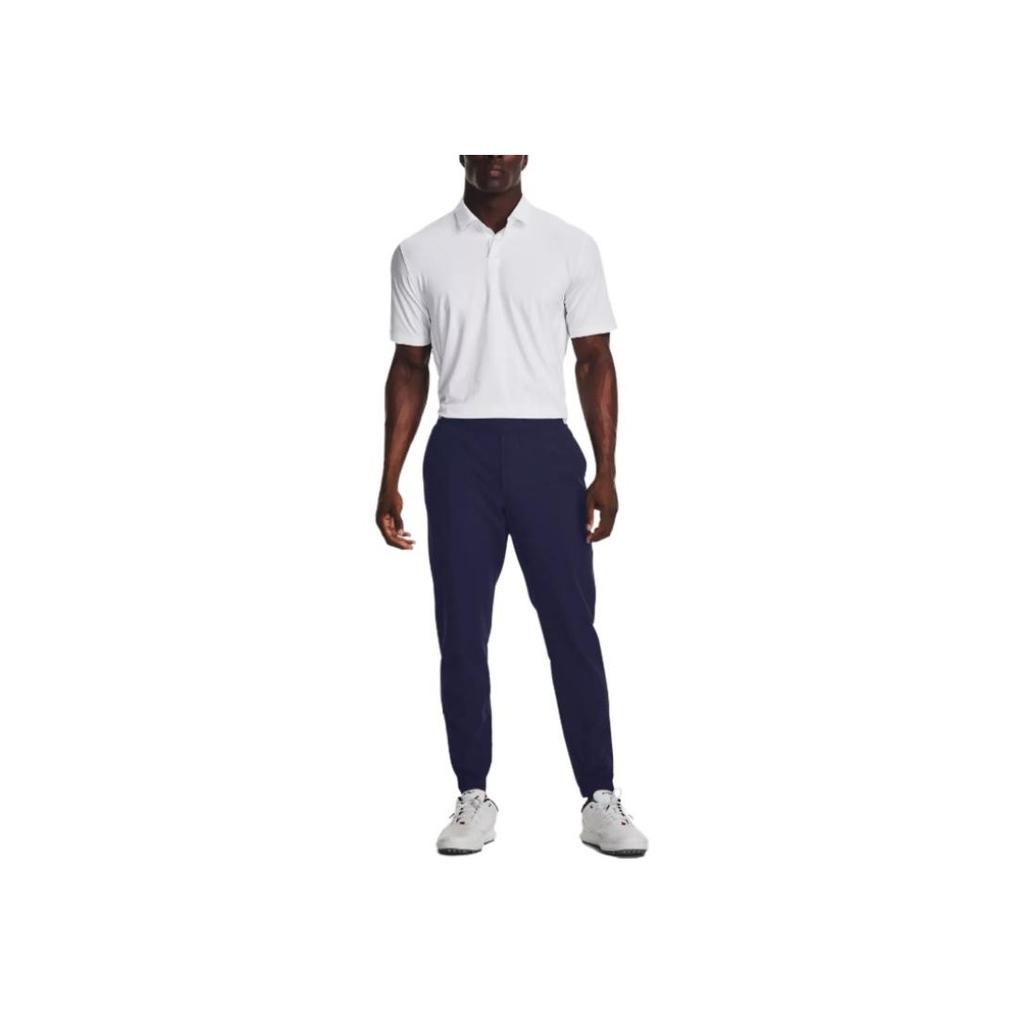 Under Armour Сплошные джоггеры с эластичной резинкой на талии, мужские штаны, темно-синие 1374766-410