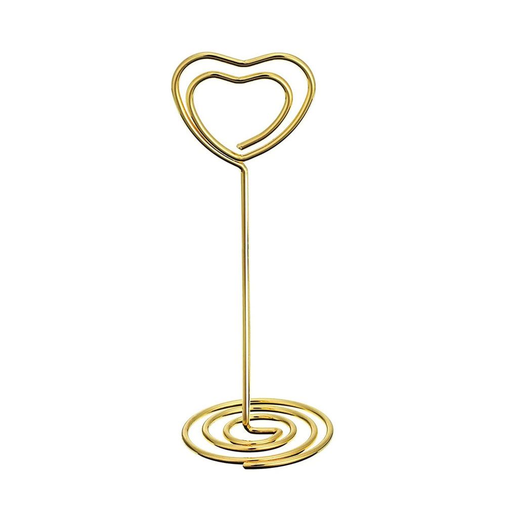 Украшения Зажим для бумаги Свадебные принадлежности Карточка для рассадки Фотографии Зажимы Зажимы Подставка Держатель для номеров столов