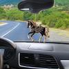 Лошадь Акриловая Подвеска-Украшение Рождественская Елка Элегантный 2D Декор для Подвешивания на Зеркало Автомобиля DIY Поделки