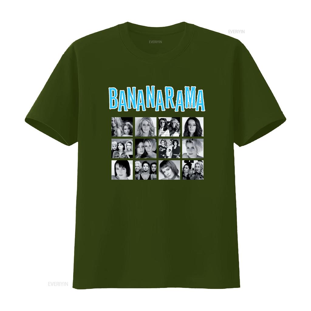Bananarama Collage T Shirt Black Cotton Unisex Size S To 2345xl Nb608 Vintage Washed Comfortable Top For Everyday Wear Unisex